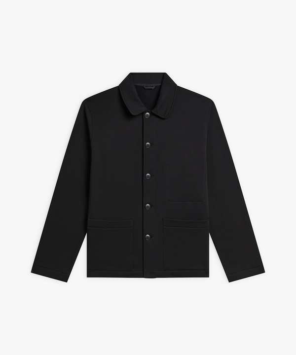 メンズ コットン 長袖 ジップアップジャケット 