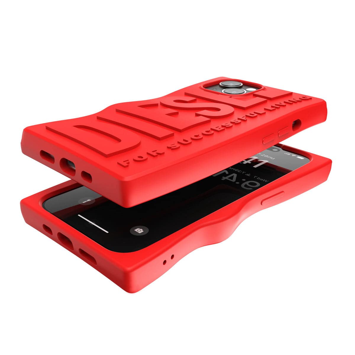 DIESEL iPhone15ケース D By DIESEL Silicone レッド
