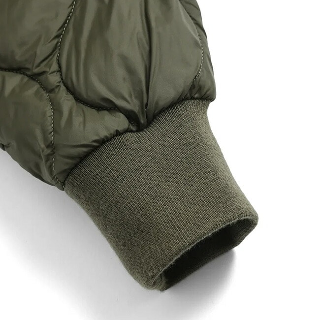 TAION タイオン ミリタリーオーバーサイズクルーネックロングダウン