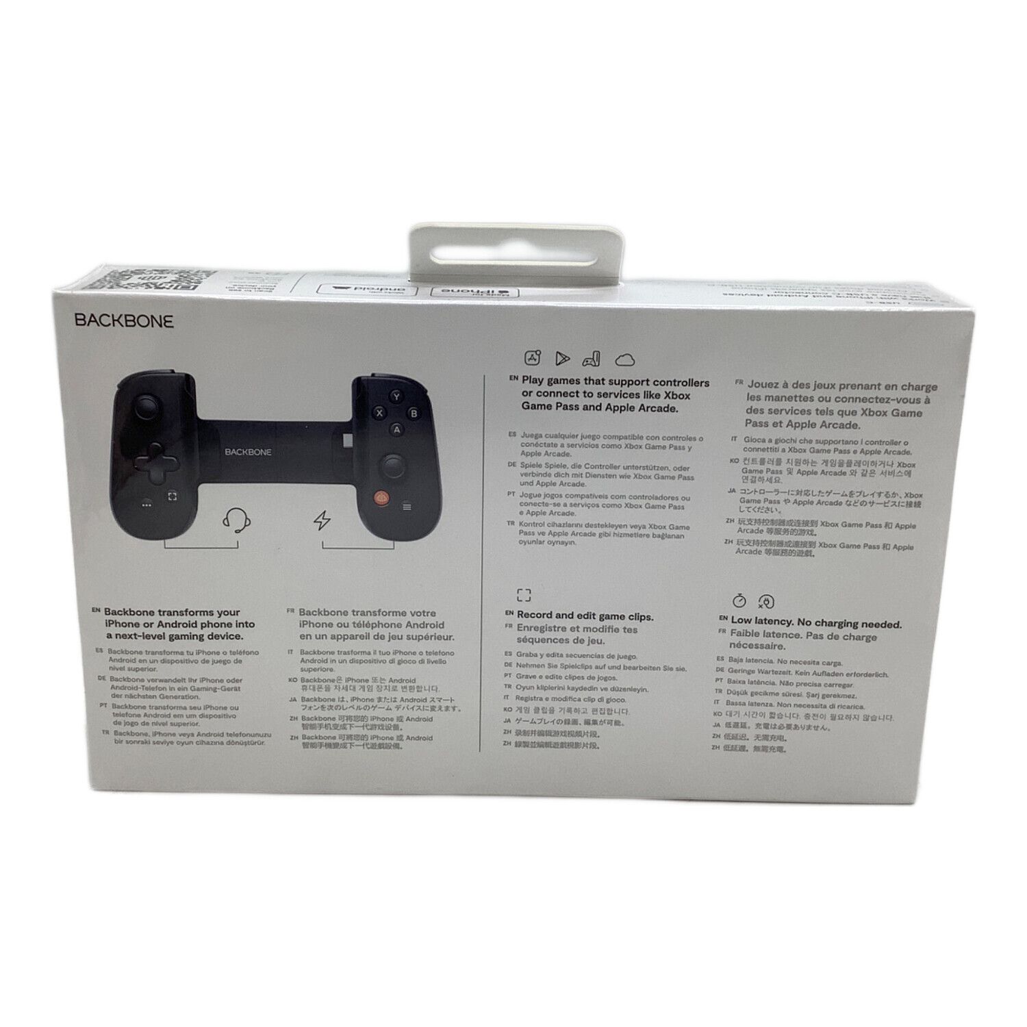 BACK BONE (バックボーン) モバイルゲーミングコントローラー Backbone