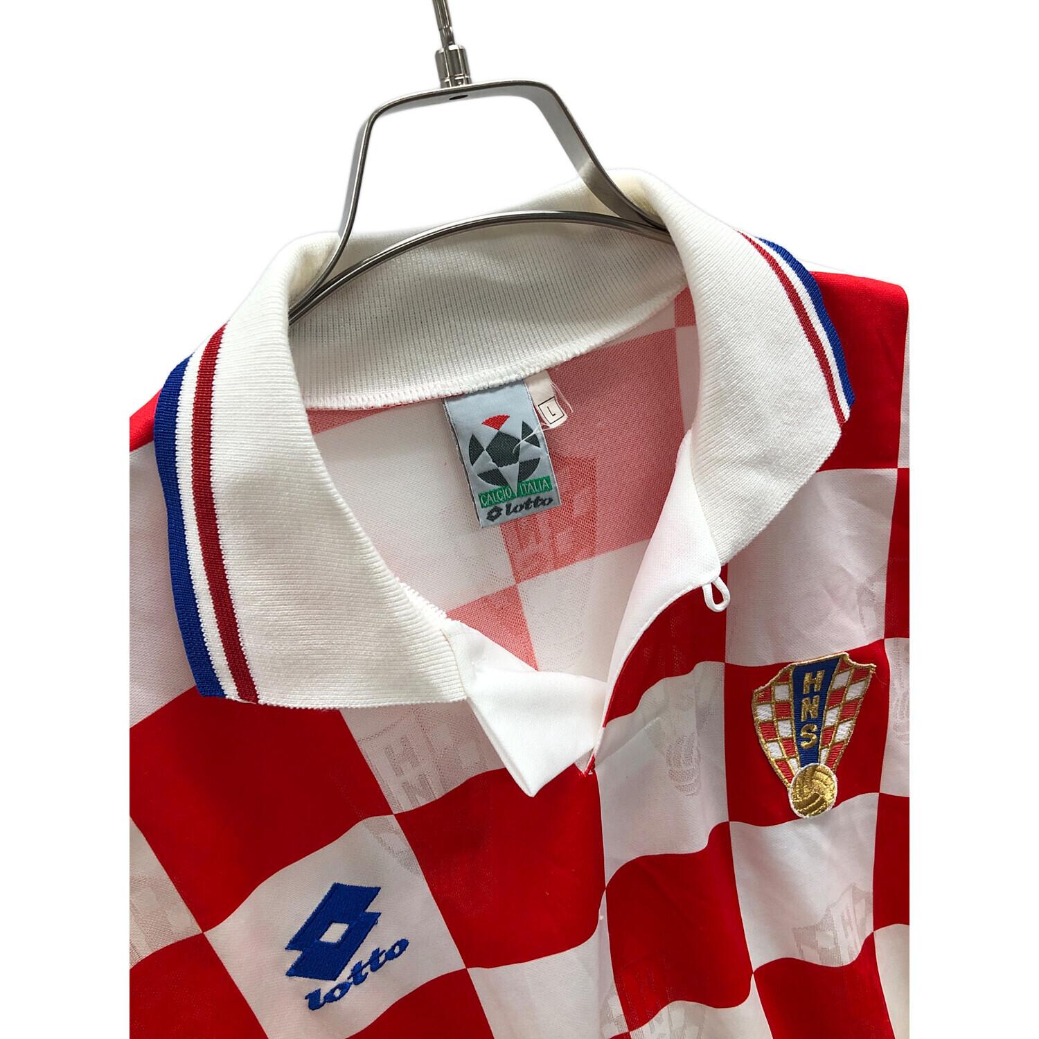 LOTTO (ロット) サッカーユニフォーム クロアチア メンズ SIZE L