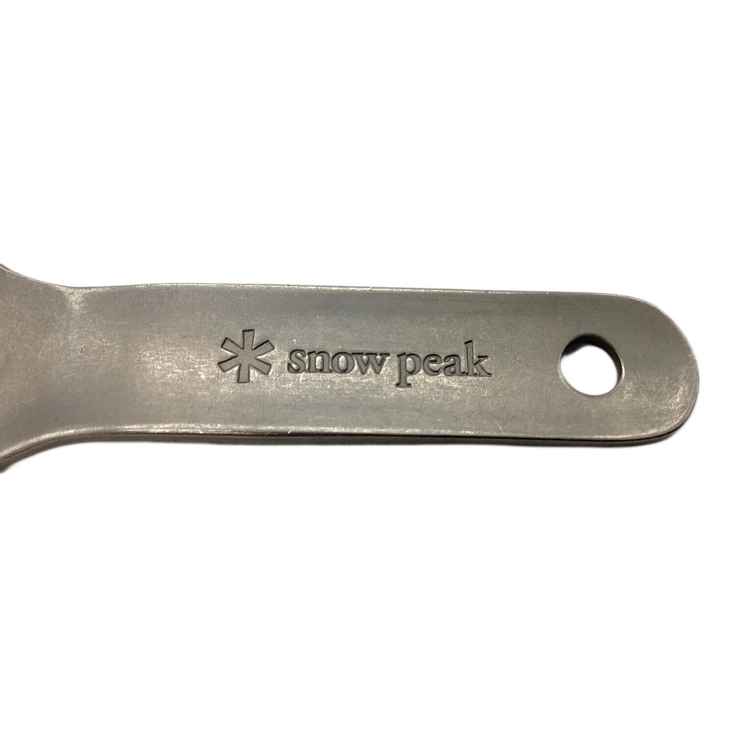 Snow peak (スノーピーク) アウトドア食器 廃盤品 チタン先割れ