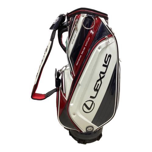 LEXUS (レクサス) キャディバッグ ホワイト×ネイビー Admiral