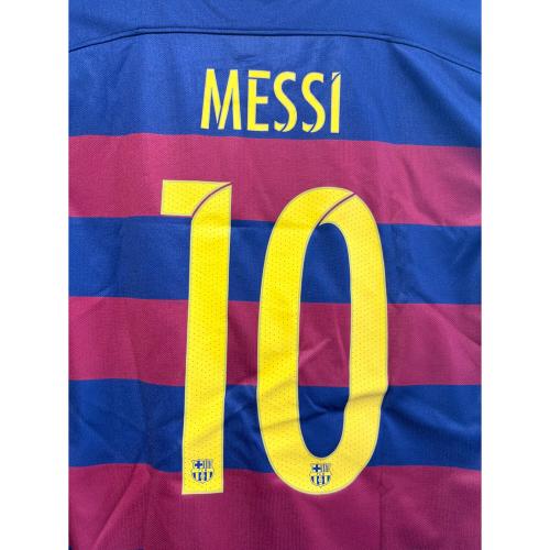 FCバルセロナ サッカーユニフォーム SIZE S ネイビー×レッド 15/16