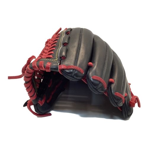 MIZUNO (ミズノ) 硬式グローブ ブラック×レッド ケース付 Mizuno Pro