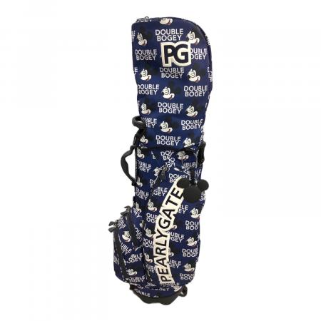 PEARLY GATES (パーリーゲイツ) キャディバッグ ブルー セルフスタンド
