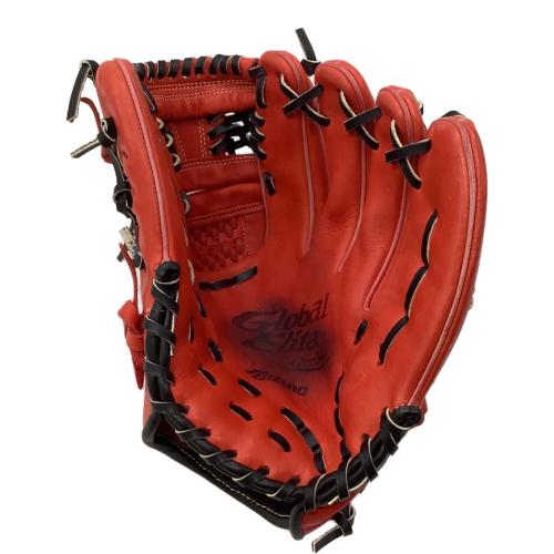 MIZUNO (ミズノ) 軟式グローブ レッド Global Elite 投手用 オーダー