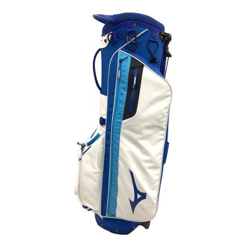 MIZUNO (ミズノ) キャディバッグ ブルー×ホワイト セルフスタンド