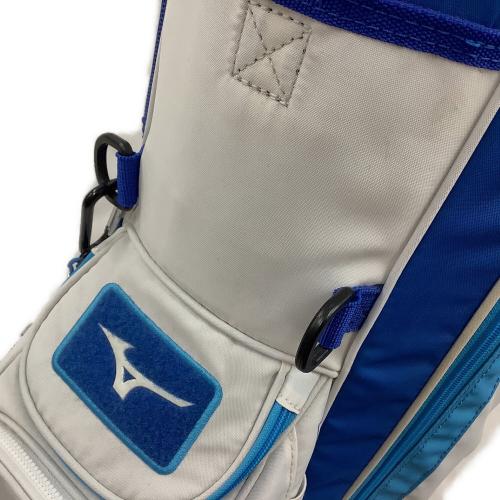 MIZUNO (ミズノ) キャディバッグ ブルー×ホワイト セルフスタンド