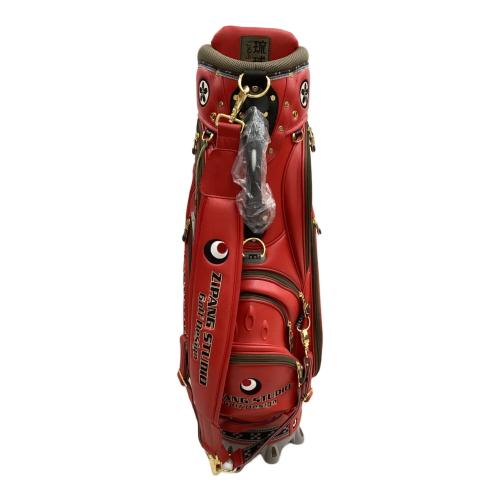 ZIPANG STUDIO キャディバッグ レッド 琉球ゴルフ ドラゴンキャディ