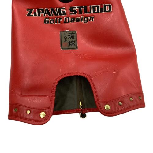 ZIPANG STUDIO キャディバッグ レッド 琉球ゴルフ ドラゴンキャディ