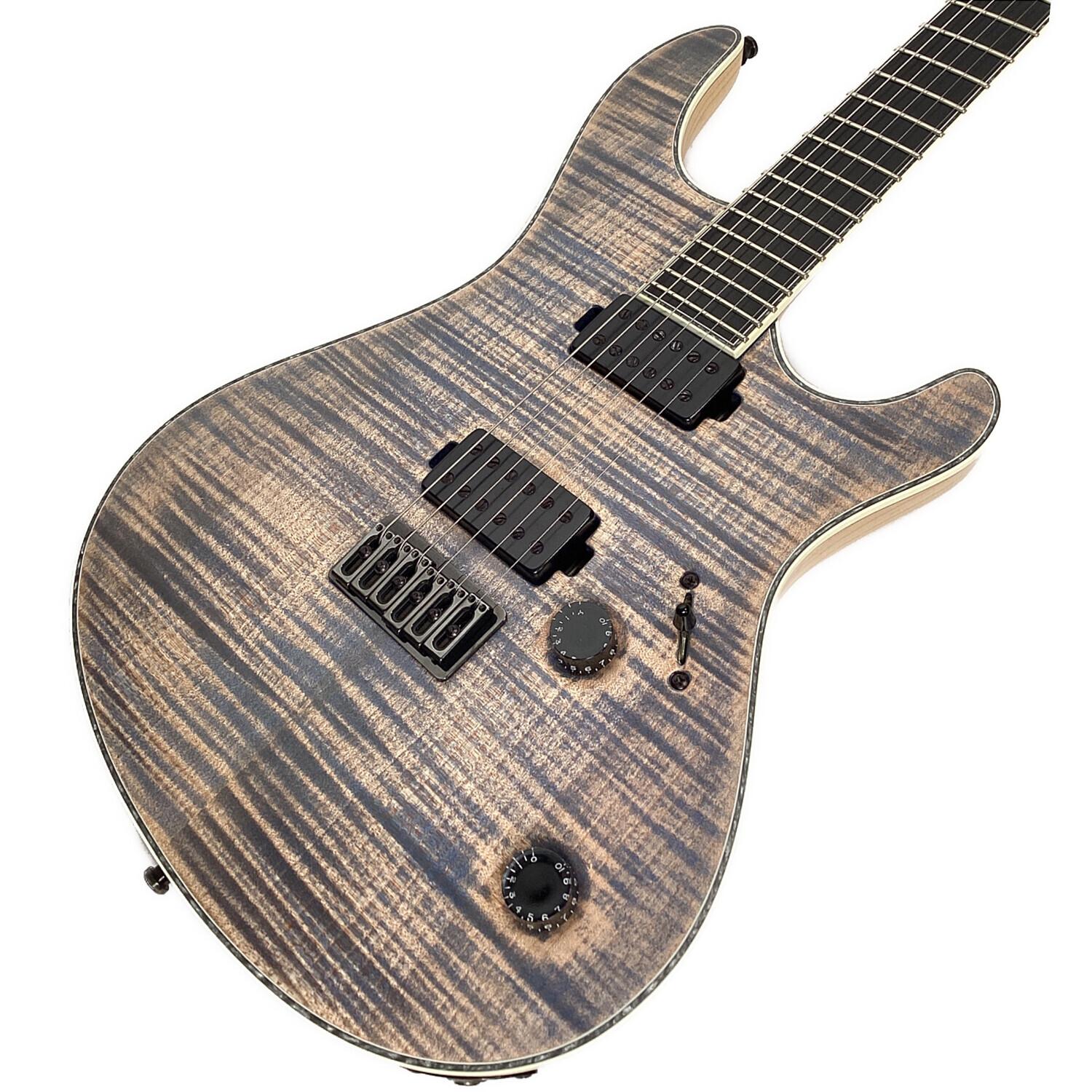 Mayones（メイワンズ）エレキギター Regius 6 Trans Jeans Blue