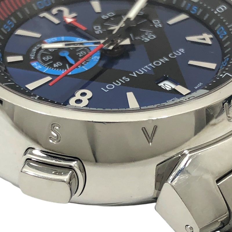 ルイ・ヴィトン LOUIS VUITTON タンブール レガッタ クロノグラフ