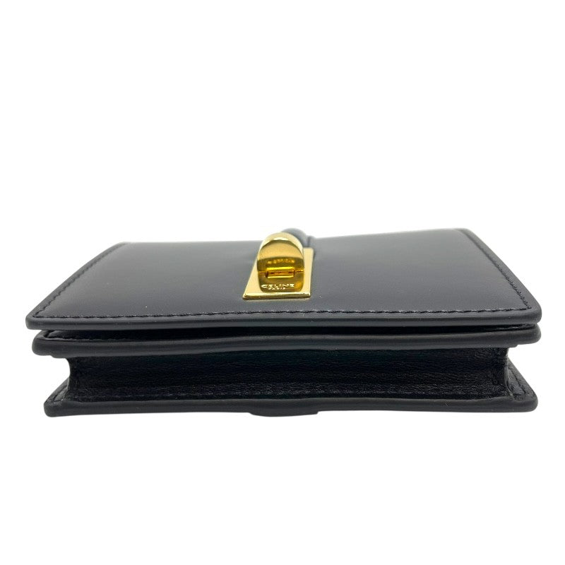 セリーヌ CELINE カードケース 16セーズ 10M473 ブラック×GD金具