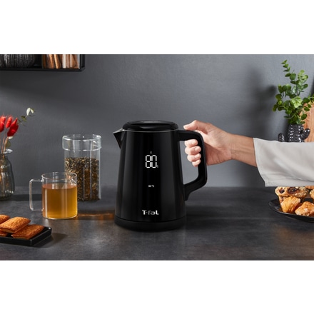 T-fal ティファール ディスプレイ ロック コントロール 0.8L ブラック