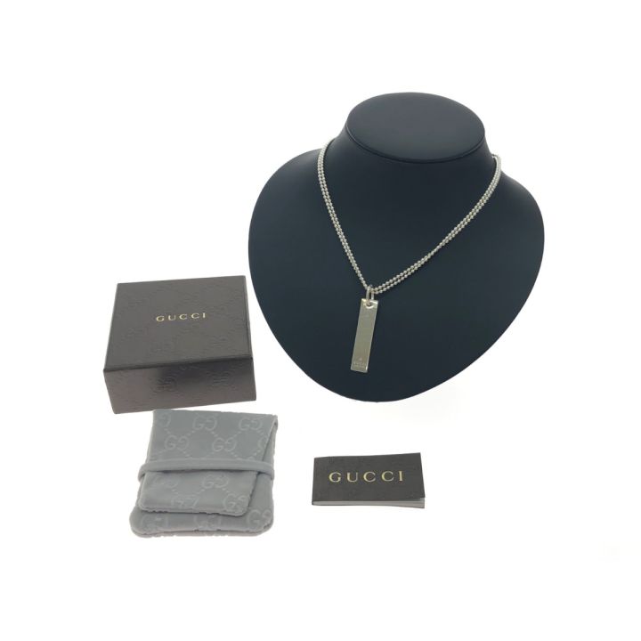 GUCCI グッチ アクセサリー ネックレス シルバー925 ダブルボール