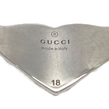GUCCI グッチ インターロッキングG エナメルハート ライトブルー