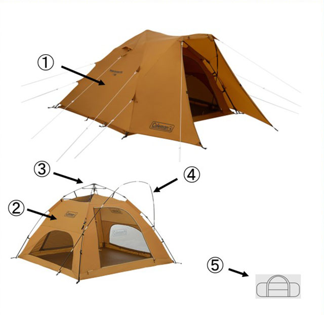 インスタントアップドーム / 240用フライシートの通販｜キャンプ用品の