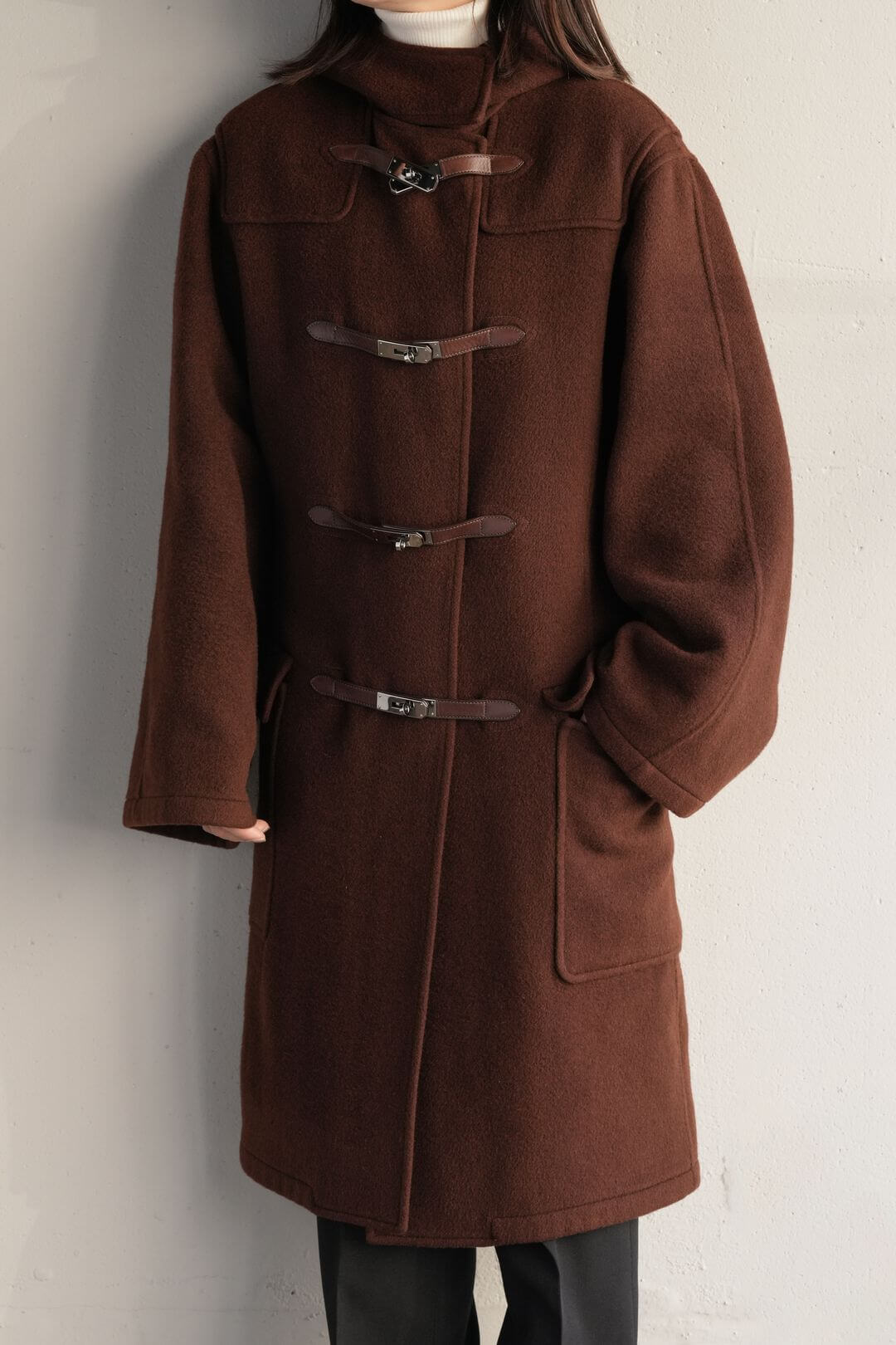 エルメス/ゴルチエ期/ケリー/カシミヤ/ダッフルコート/Hermes/Gaultier