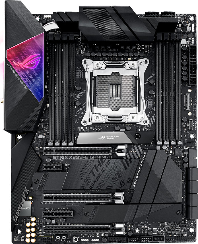 A refreshing trio of ASUS X299 motherboards harnesses Intel Core X