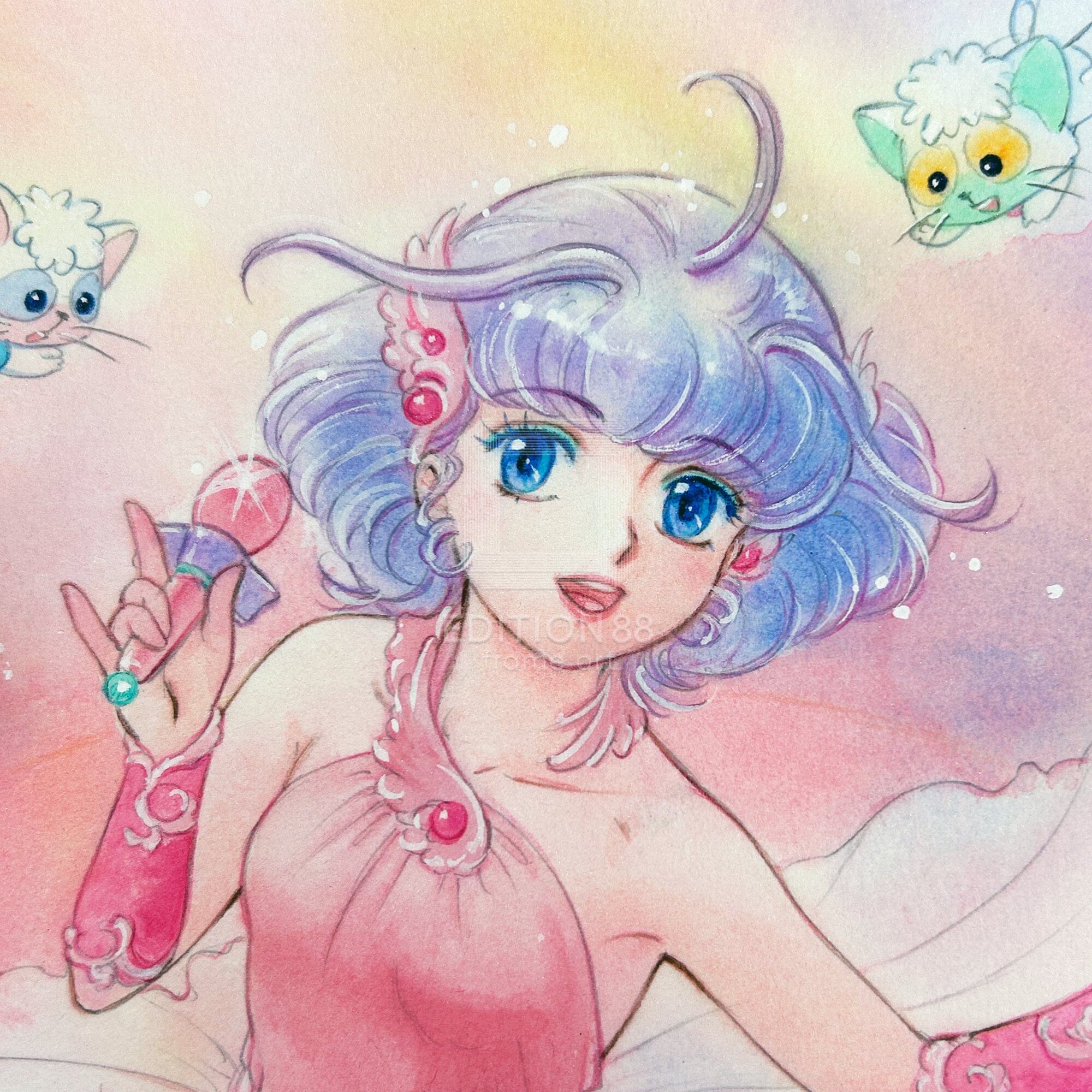 魔法の天使 クリィミーマミ」88グラフ DX ラストコンサート（直筆