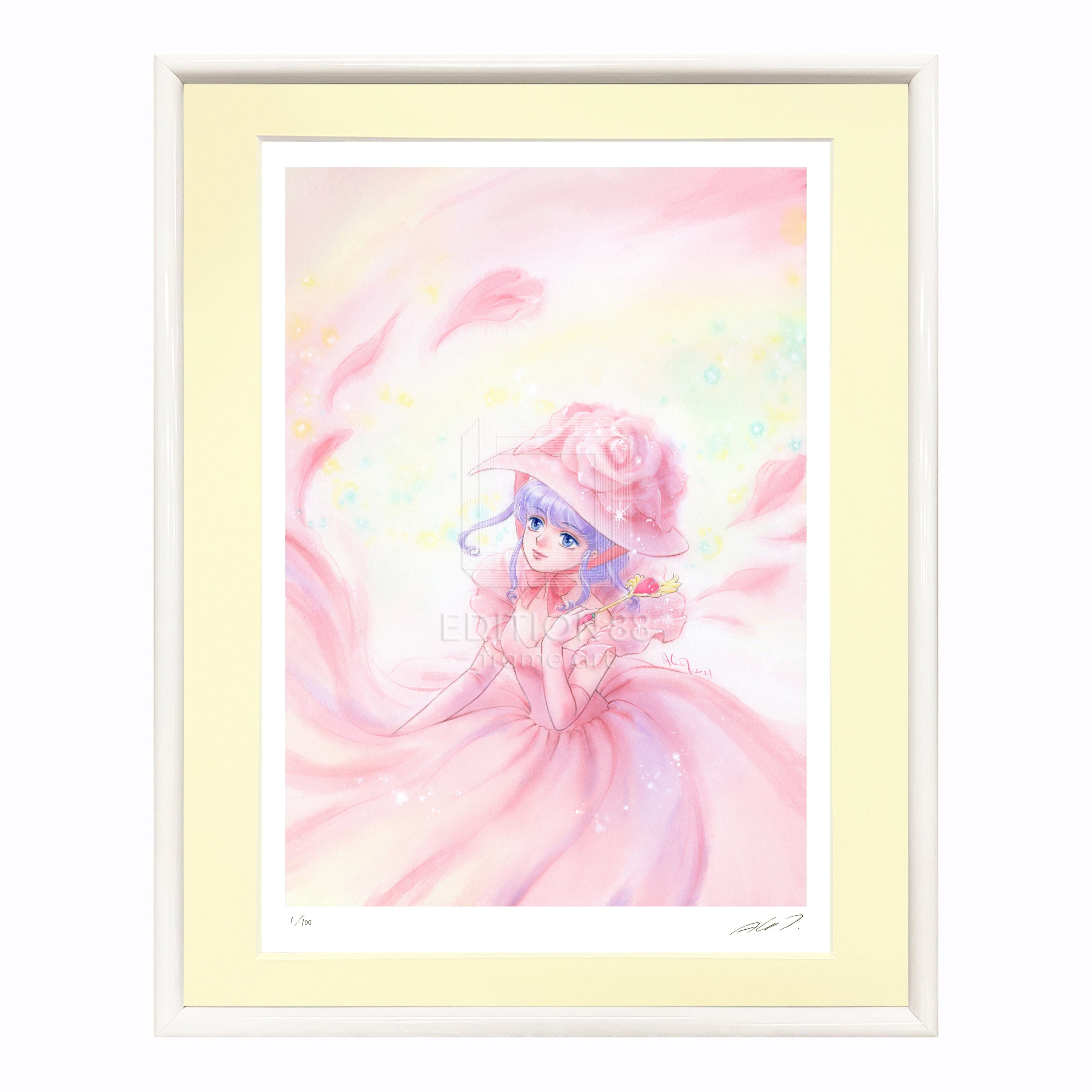 魔法の天使 クリィミーマミ」 88グラフ 薔薇の願い /高田明美（直筆