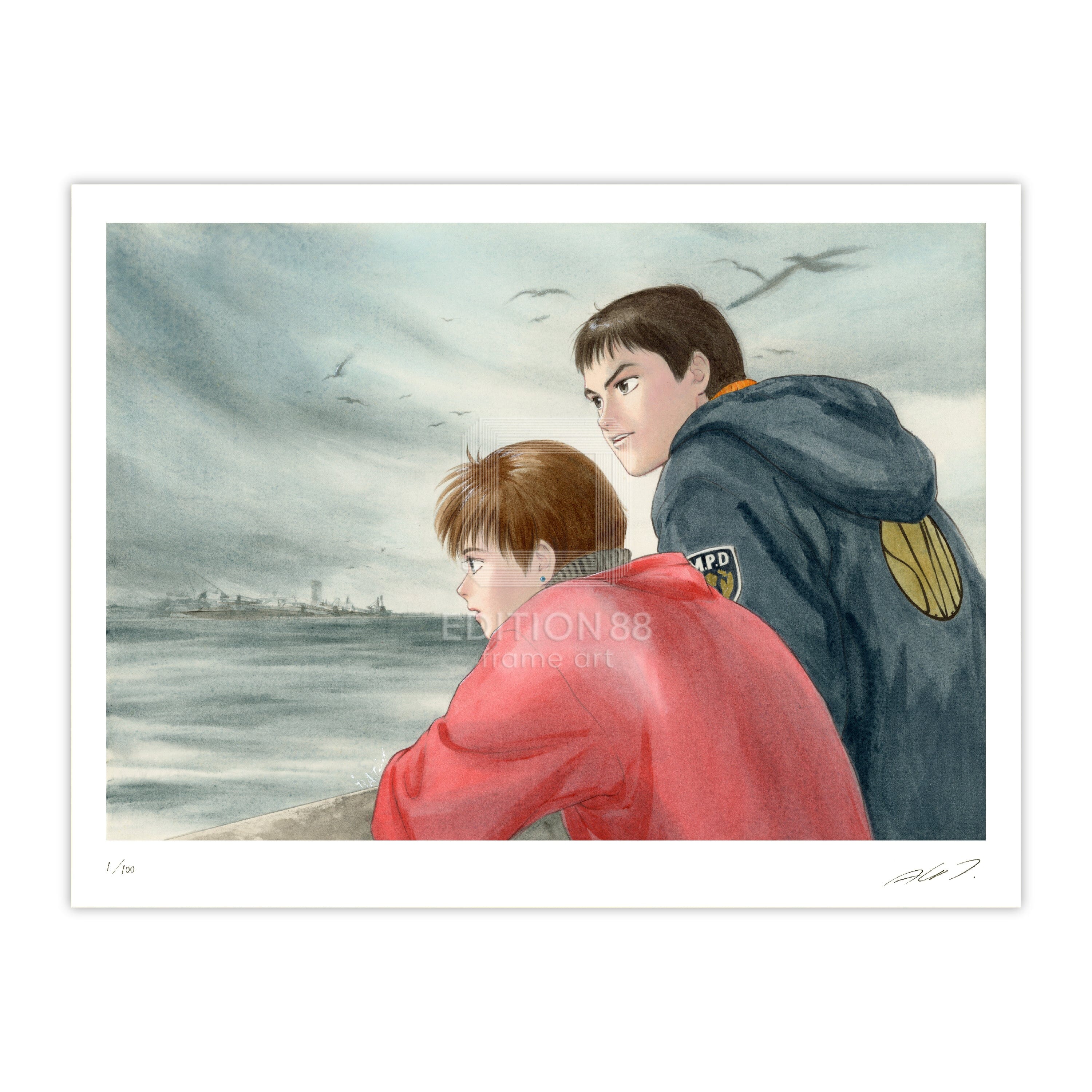 機動警察パトレイバー 」88グラフ3（高田明美直筆サイン入り / 限定100枚）