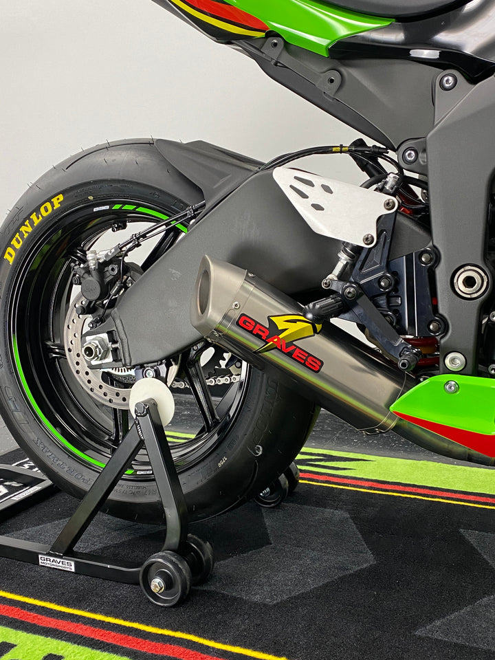Kawasaki ZX-6R Cat-Back Slip-on Titanium Exhaust – EDR Performance