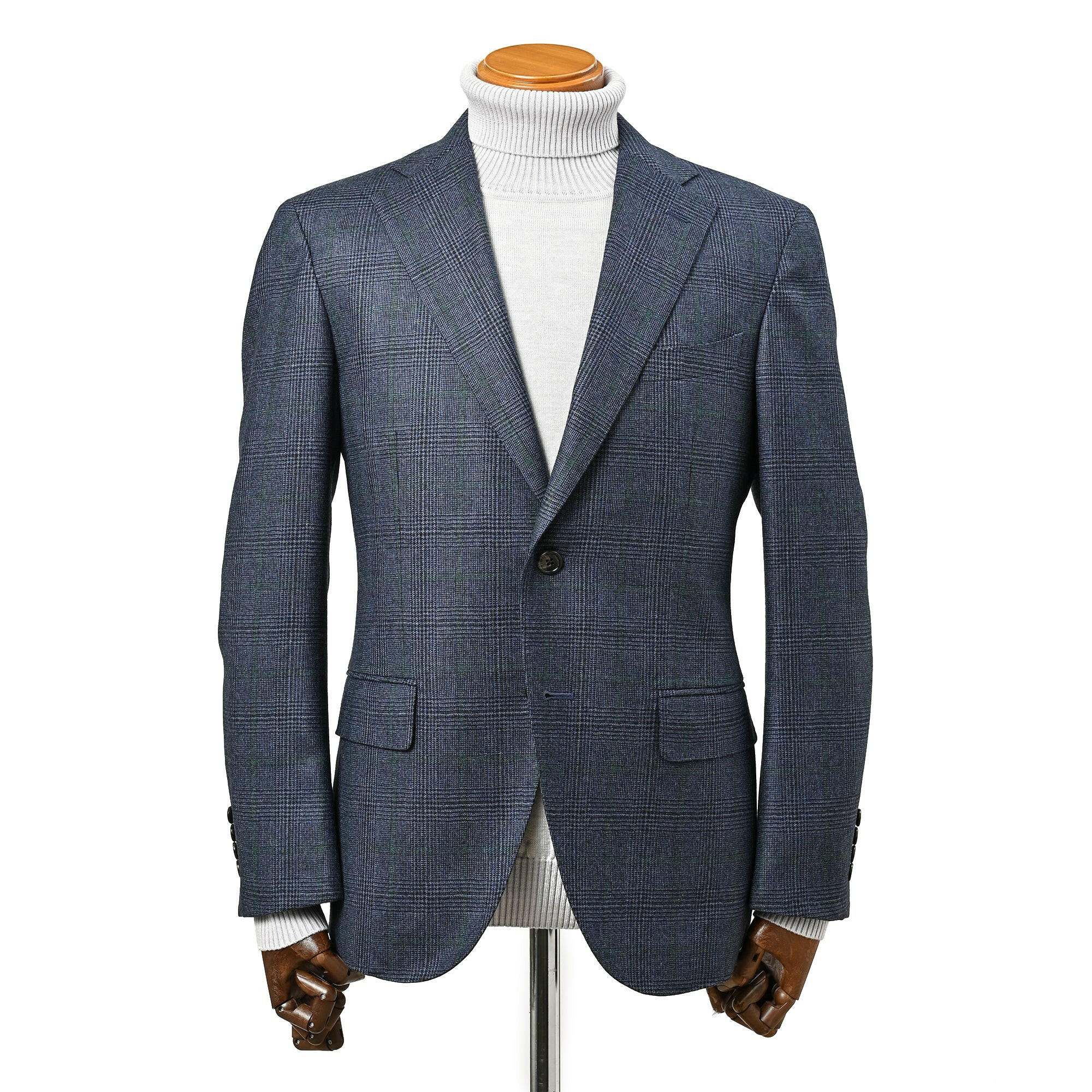 LORO PIANA ZELANDER ウール テーラードジャケット シャドーチェック