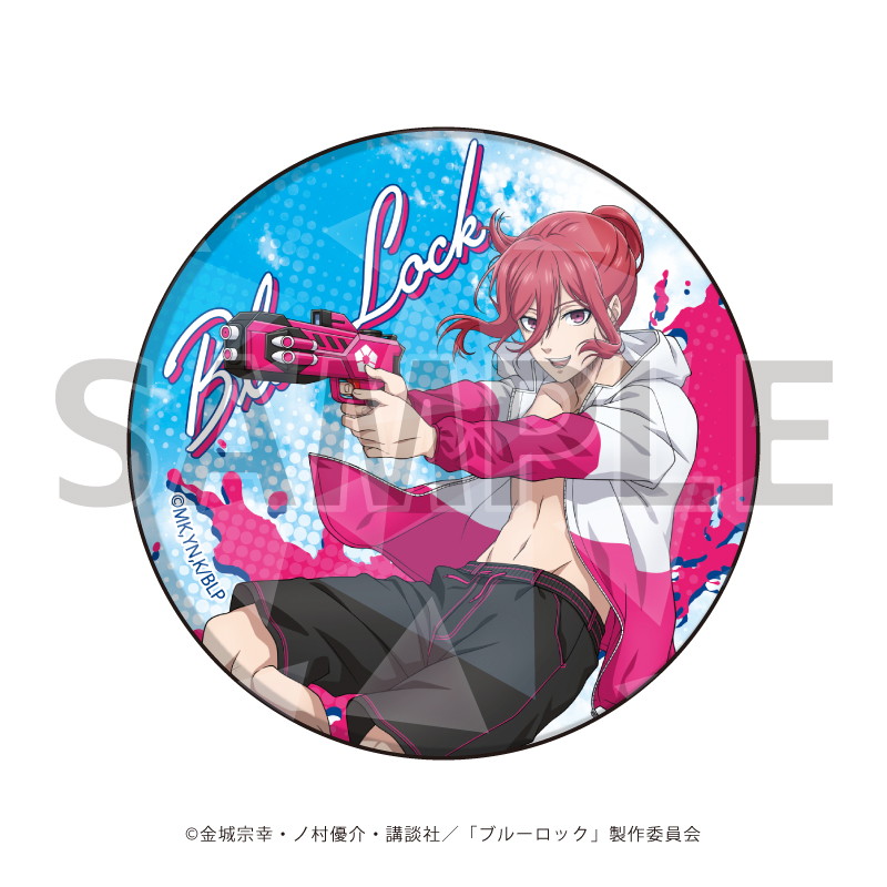 ホログラム缶バッジ(57mm)「TVアニメ『ブルーロック』」02/水着ver
