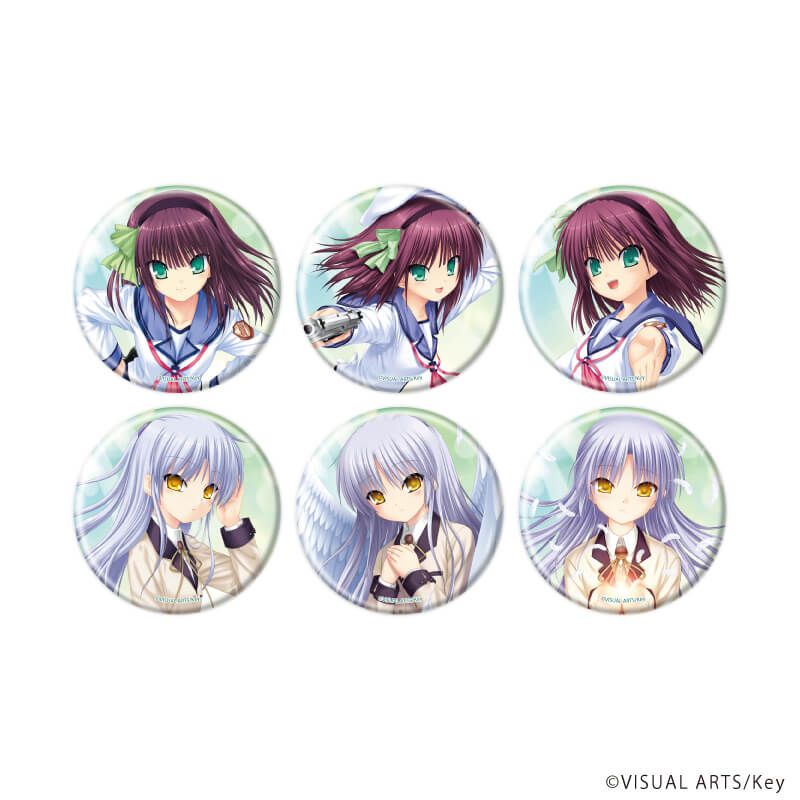 エンジェルビーツセット イラストボード 色紙 ポストカード 缶バッチ