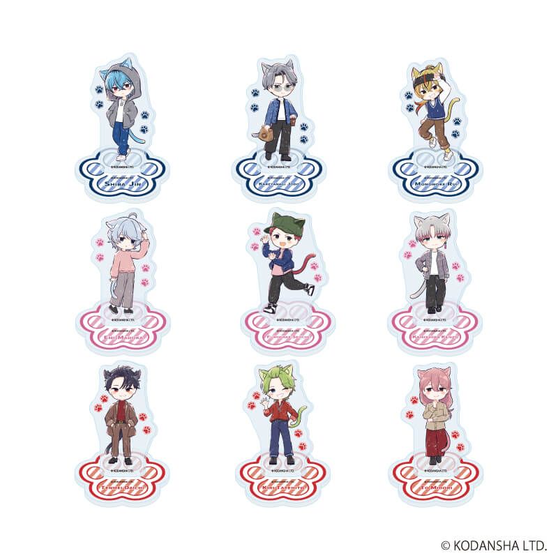 アクリルぷちスタンド「ハンドレッドノート」01/猫ver. ブラインド(9種