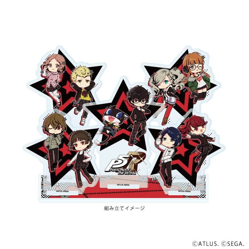 アクリルジオラマ『ペルソナ5 ザ・ロイヤル』01/集合デザイン(POP Art