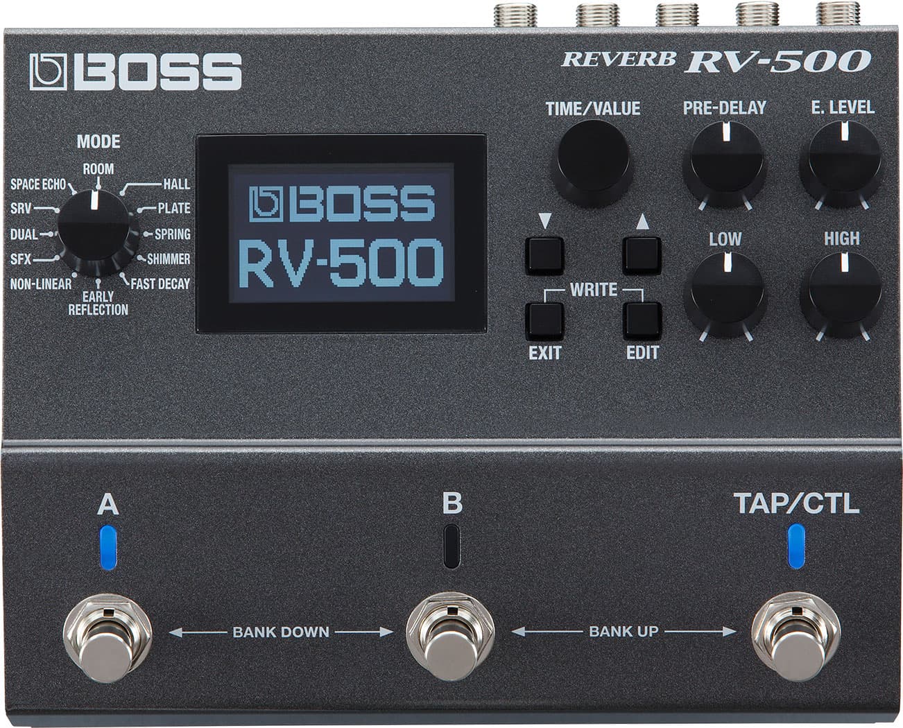 BOSS RV-500 - 高性能DSPを搭載、12種類の高音質なリバーブサウンドを
