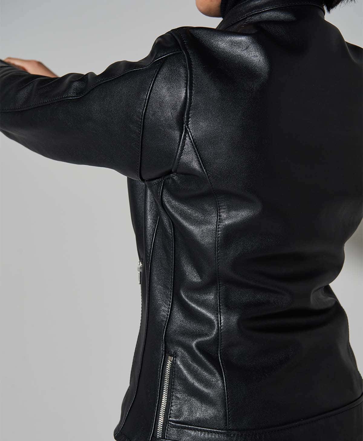 革ジャン スタンドカラー ダブル レザージャケット｜カドヤ公式