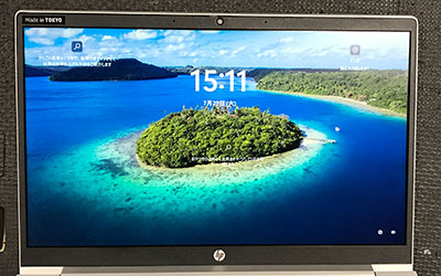 HP ProBook 430 G8 液晶漏れによる画面不良修理事例｜東京都から宅配依頼