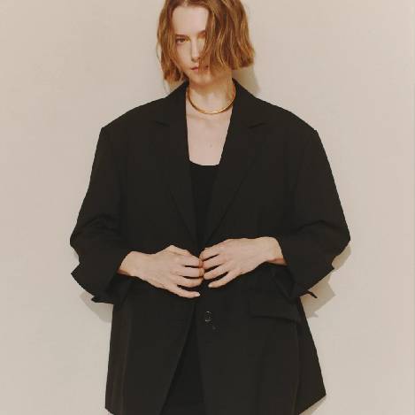 LE PHIL(ル フィル)｜スキューバジャージーサロペット/ブラック の通販