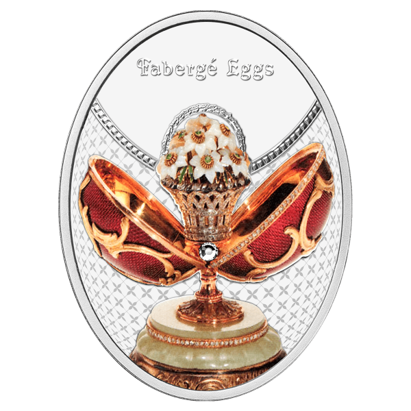 Niue 2024 Faberge Eggs 99.9% Proof Silver Coin 16.81g | Emperio