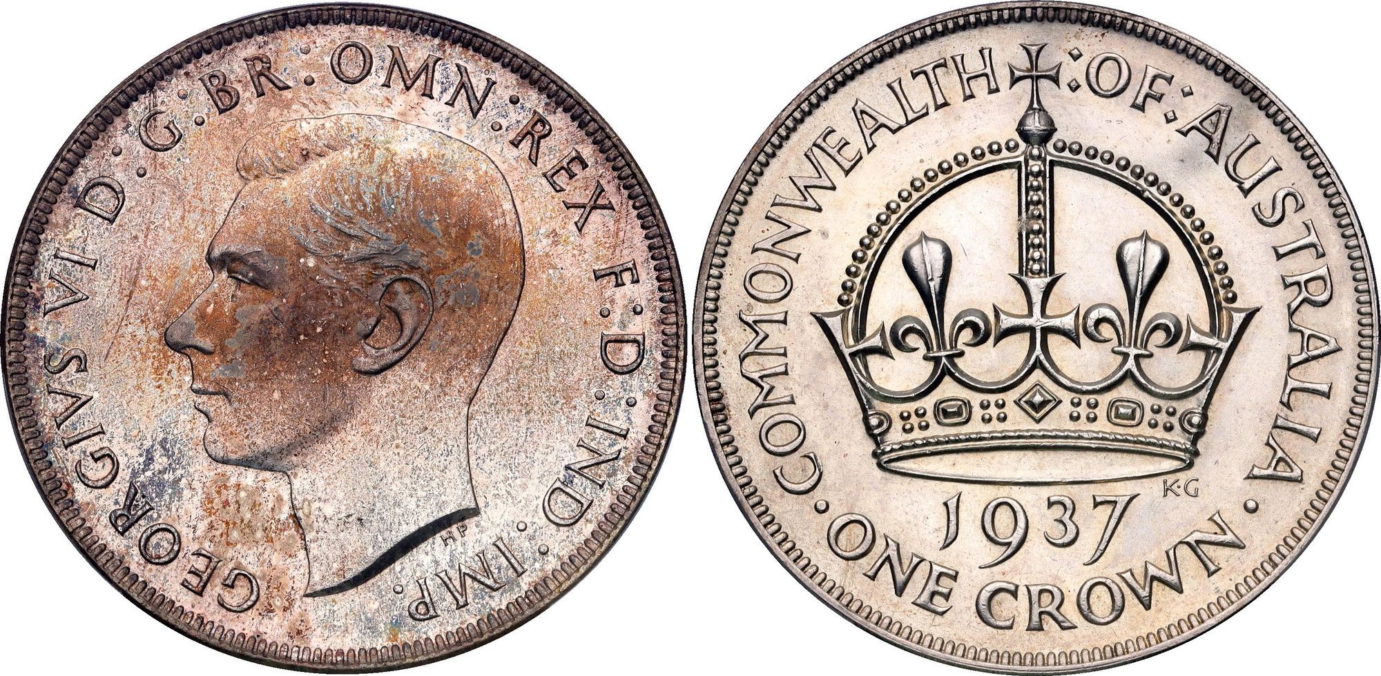 1937年 オーストラリア 1クラウン硬貨 楽天市場】1937 オーストラリア
