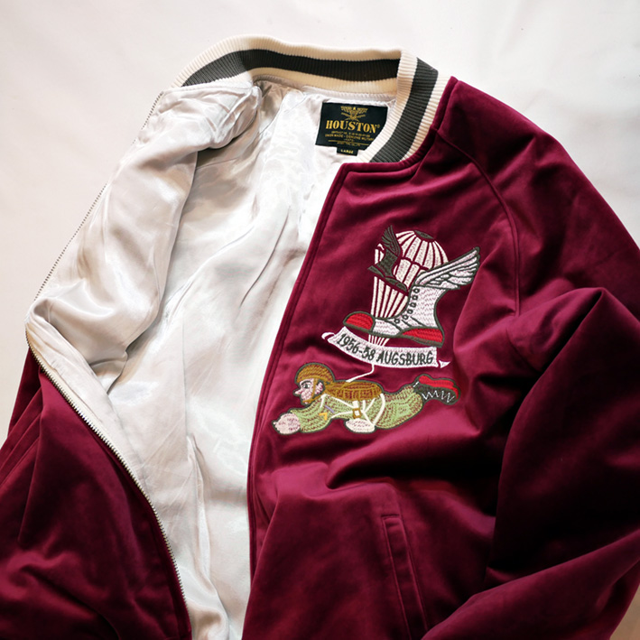 HOUSTON (ヒューストン） （別珍）リタリースカジャン [PARATROOPER