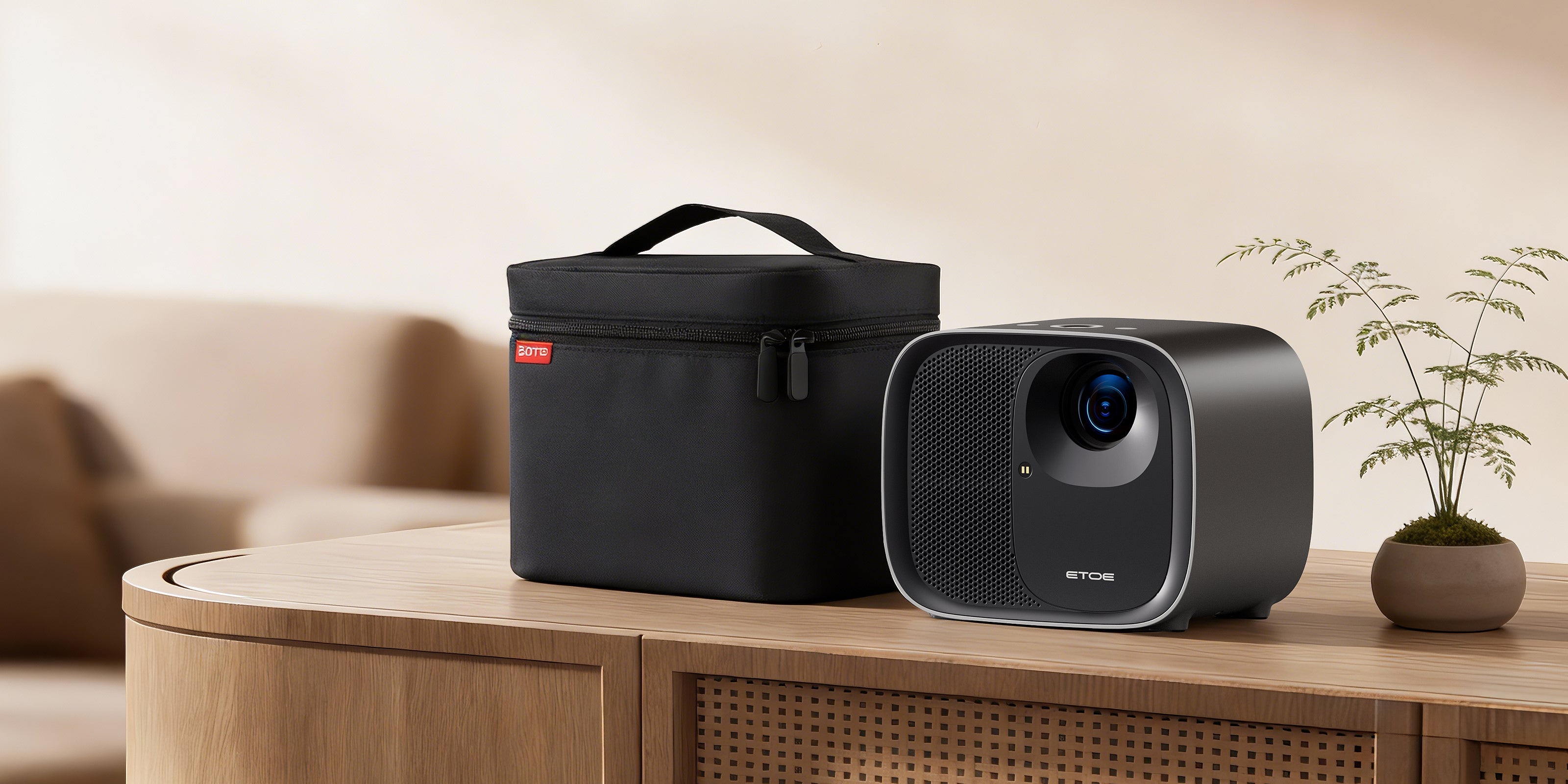 ETOE E3 Pro Android TV 11.0 プロジェクター - 黒