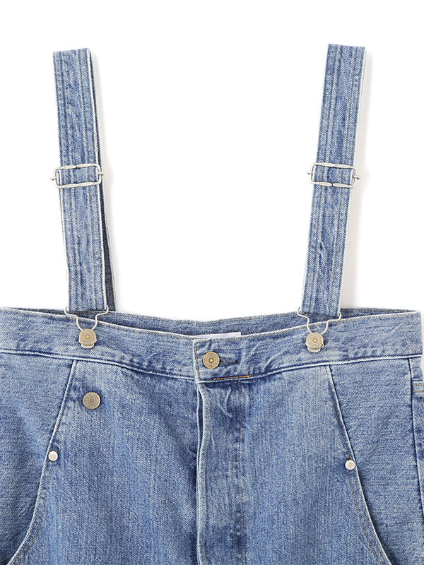 EDWIN×ETRE TOKYO 2wayハイライズサスデニムパンツ(S BLUE): ボトムス