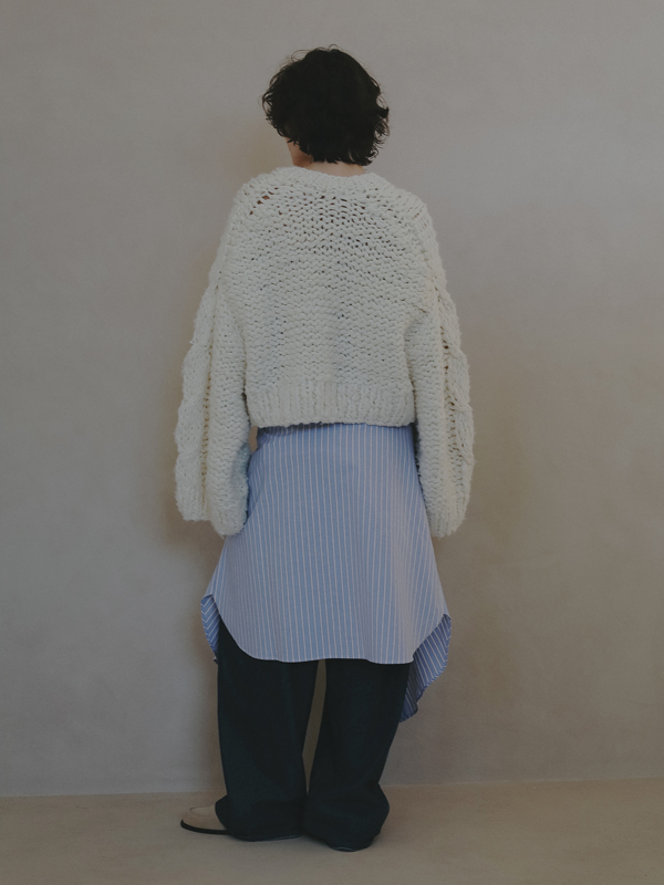 ハンドニットケーブルプルオーバー(F WHITE): トップス │ ETRE TOKYO