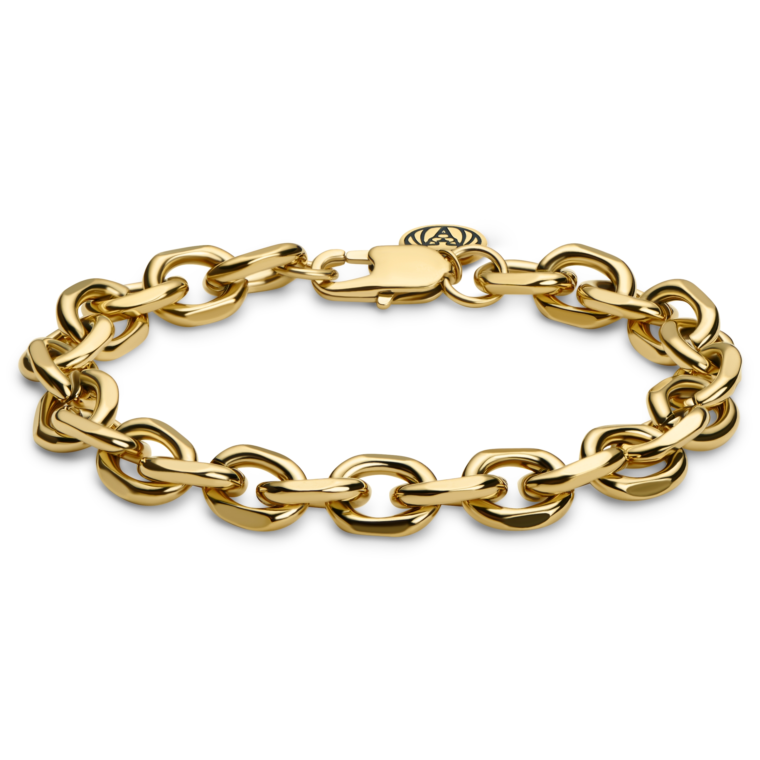 Essentials | 10 mm Silver-Tone Cable Chain Bracelet | In stock