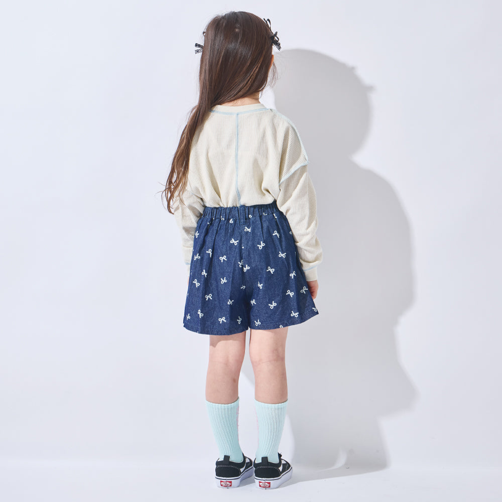 新色登場】 デニムプリーツキュロット – 子供服通販の ever closet