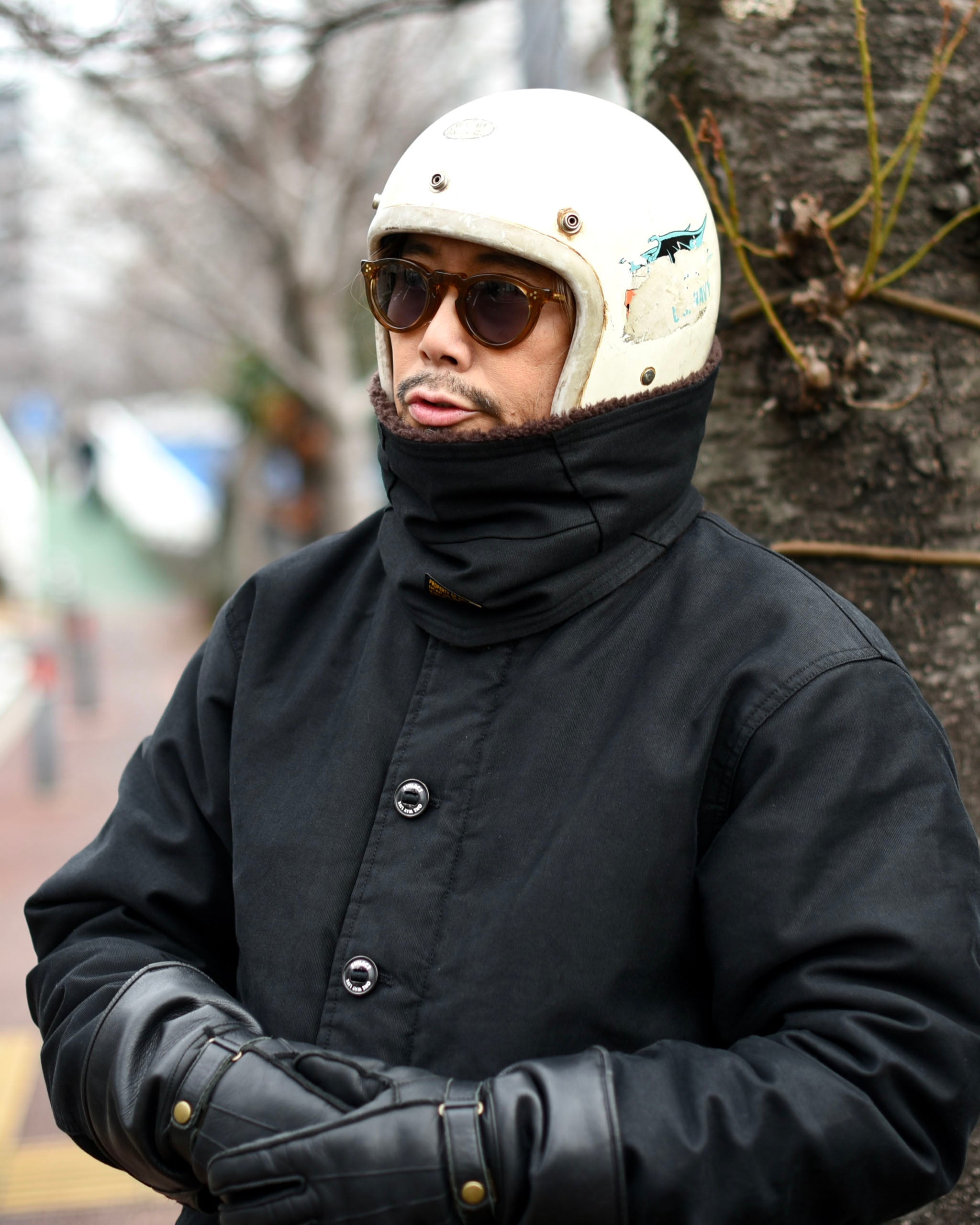 EVILACT DECK NECK WARMER brown | EVILACT (イーブルアクト）Official