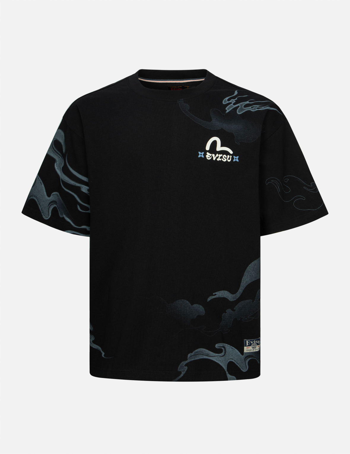 仏頭忍者プリントルーズフィットTシャツ – EVISU