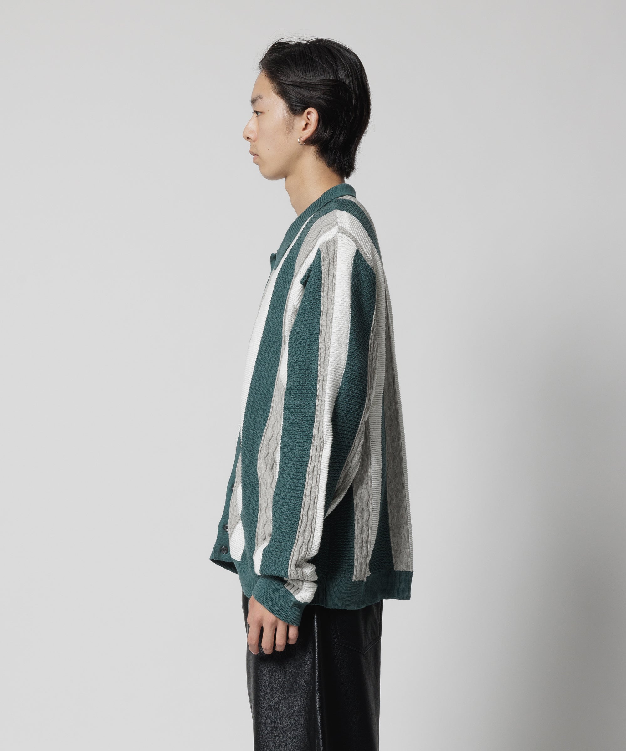 L/S STRIPE CARDIGAN – F-LAGSTUF-F