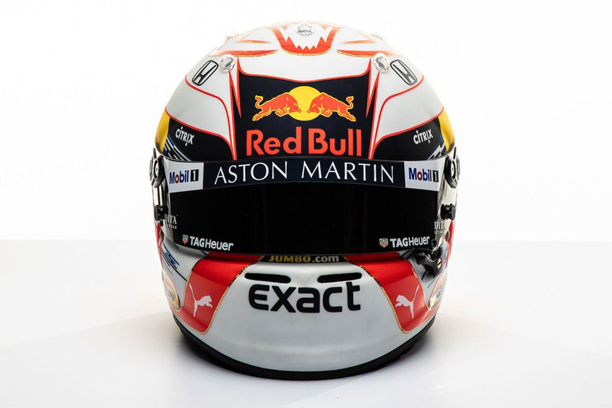 マックス・フェルスタッペン F1ヘルメット （2019年） 【 F1-Gate .com 】