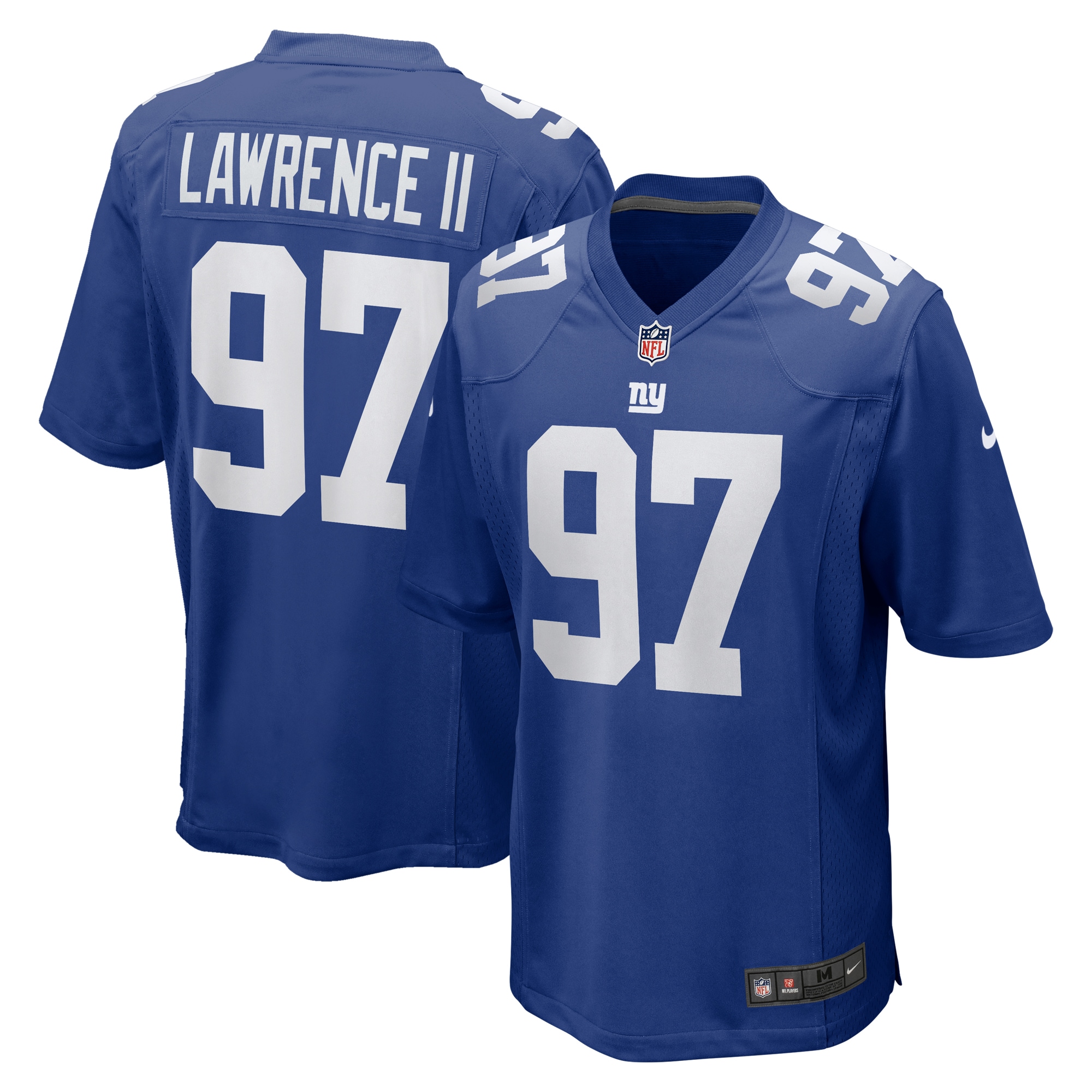 Men's Nike Dexter Lawrence II Royal New York Giants Team Game